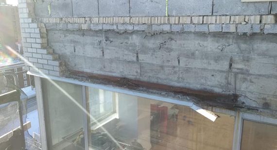 Remplacement fer angle et linteau