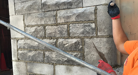 Réparation joints de pierre